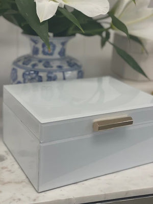 White Box With Gold Handle