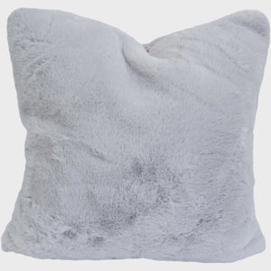 Faux Fur Cushion 55cm Grey