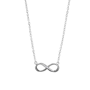 Sterling Silver Infinity Necklace