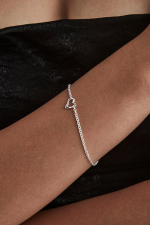 Stolen Melted Heart Bracelet