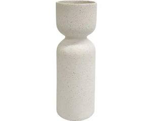 35cm Bubble Ceramic Vase Sandy White