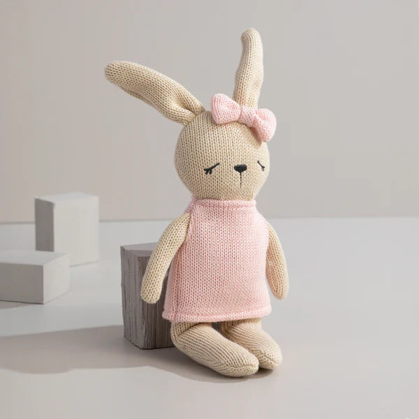 Knitted Animal Toy Bella The Bunny