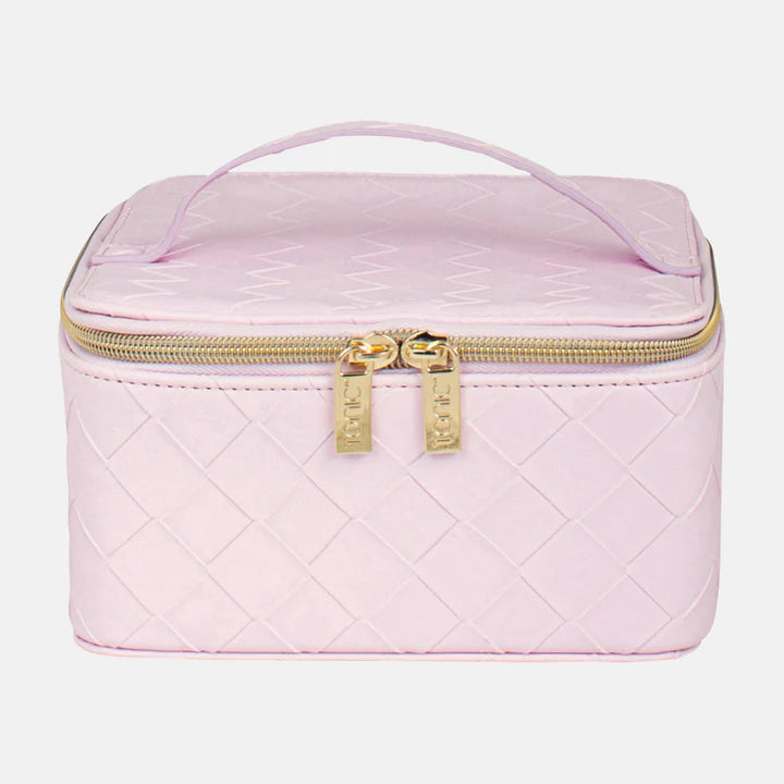 Woven Large Jewellery Cube Peony Pink