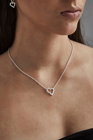 Stolen Mini Melted Heart Necklace