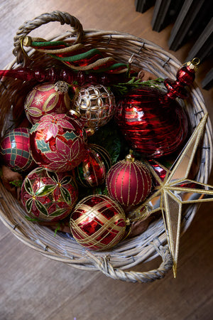 Traditional Stripe Drop Bauble (DCI026)
