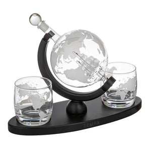 Preston Globe Whiskey Set