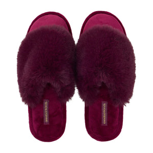 Slippers - Cosy Luxe - Mulberry M/l