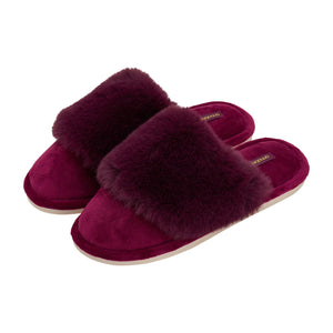 Slippers - Cosy Luxe - Mulberry M/l