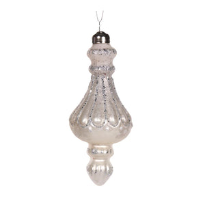 Ivory Embossed Finial DCD184
