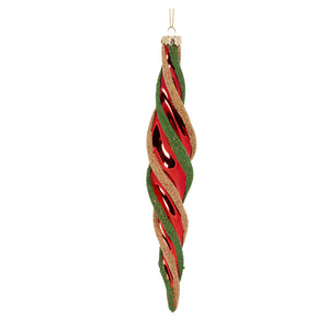 Traditional Stripe Drop Bauble (DCI026)