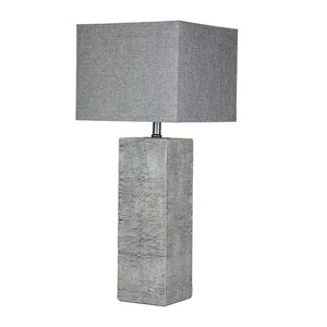 Ingalls Table Lamp - Cement & Grey Shade
