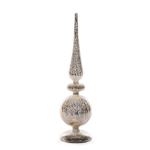 45cm Silver Mercury LeD Finial DXR096