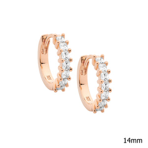 Ellani Rose Gold Plated Earrings E628R
