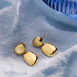 NAAJO Double Pebblet Stud Earrings