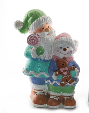 Pastel Santa & Snowman XL  (BOX)