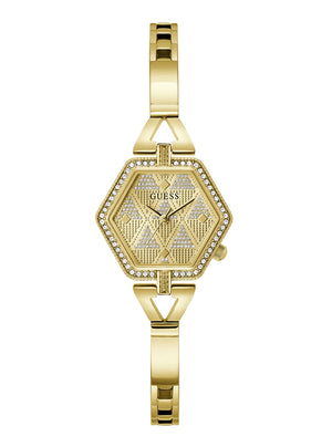 Guess Gold Audrey Glitz Hexagonal Watch GW0680L2