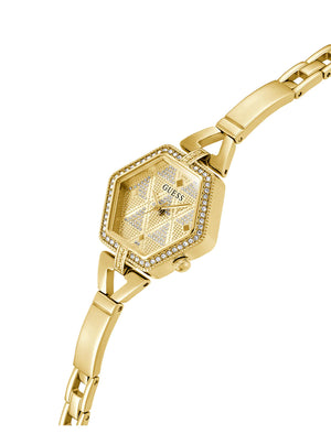 Guess Gold Audrey Glitz Hexagonal Watch GW0680L2
