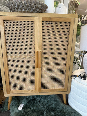 Mulberry/Rattan Cabinet 80x36x112.5 cm