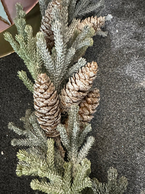 Frosted Alpine Fir Garland 1.8m