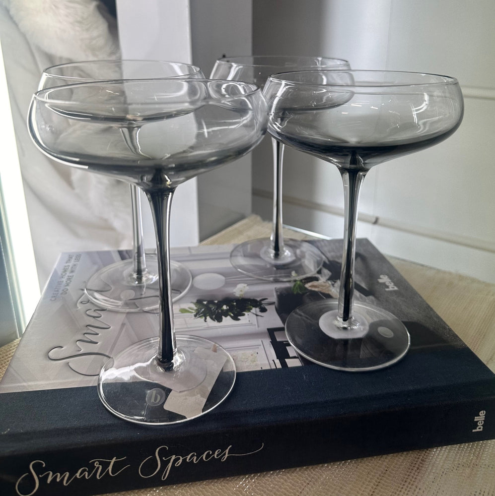 Broste Smoke Cocktail Glasses Set 4