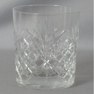 Set of  6 crystal old fashions glasses