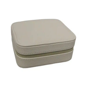Jewellery Box Rectangle Beige PU MXD769-BGE