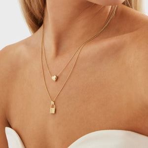 NAJO Love Lock Pendant (45cm + 5cm ext)