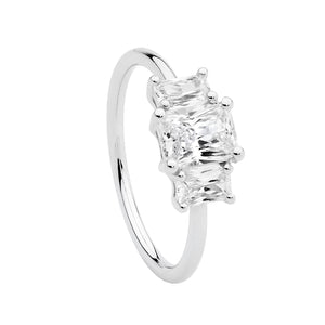 Ellani Sterling Silver CZ Ring R523