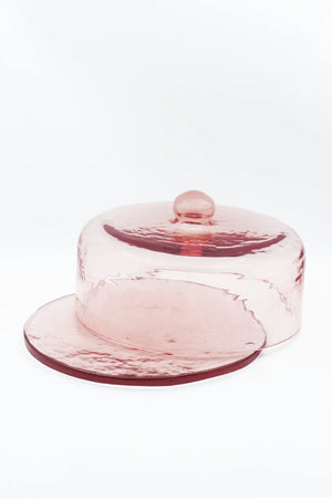 Cake Dome With Base Rose