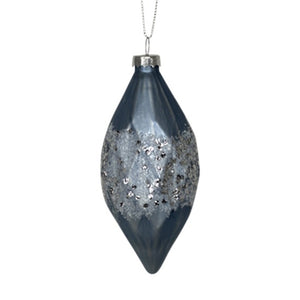 Blue Glass Olive 6x14cm (YE1630)