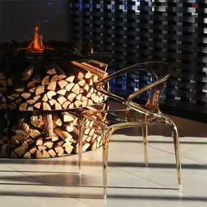 Saturn Chair Transparent Amber