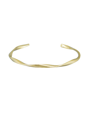 Tiger Tree Gold Single Twist Cuff BKJ2667G