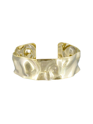 Tiger Tree GP Brass Crinkled Cuff BKJ2668G