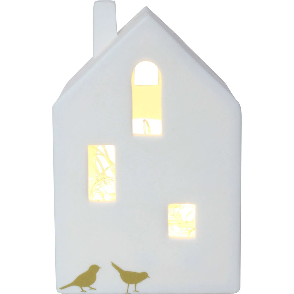 
            
                Load image into Gallery viewer, Porcelain Village House Tea Light Holder
            
        