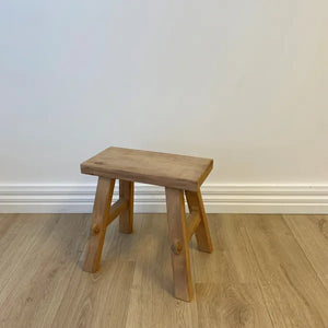 Reclaimed Wood Small Bench Natural