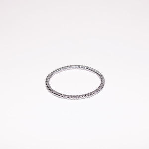 Sterling Silver Small Twist Ring