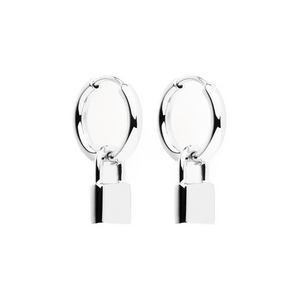NAJO Love Lock Huggie Earrings