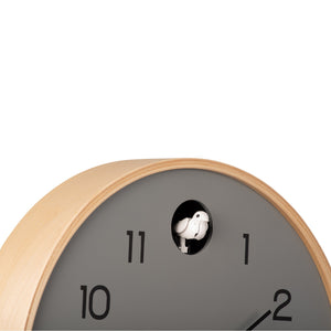 Karlsson Natural Cuckoo Grey Clock