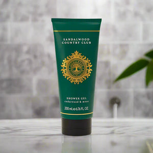 Country Club Shower Gel 200ml Cedarwood & Moss`