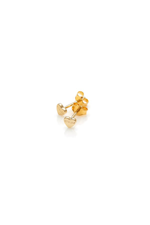Stolen Tiny Heart Earrings Gold Plated