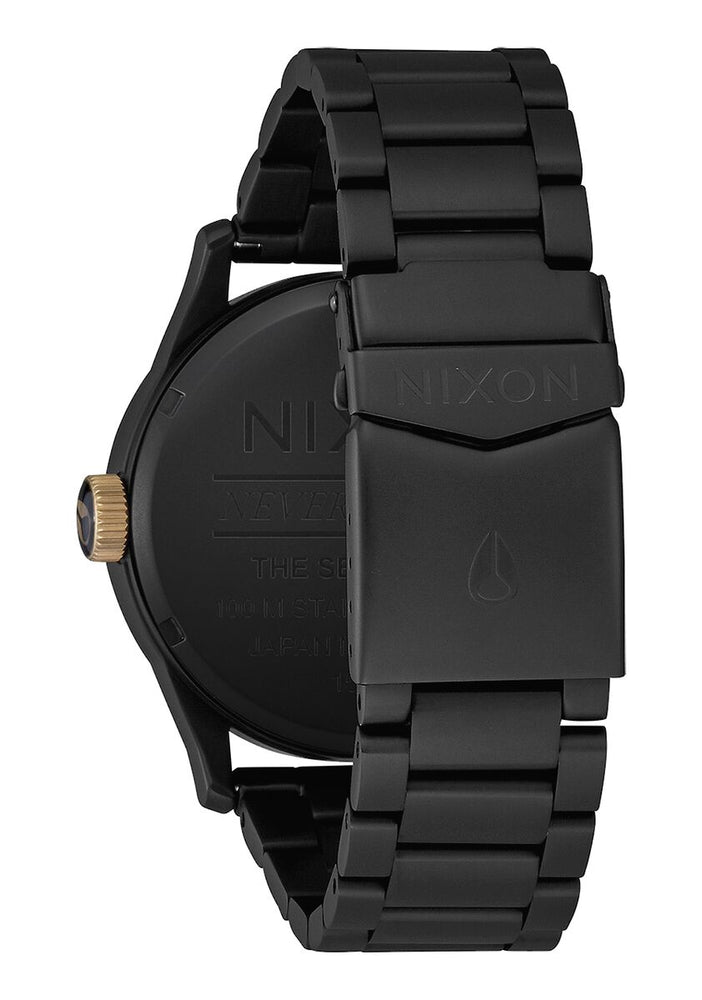 NIXON Sentry SS Matte Black/Gold Watch