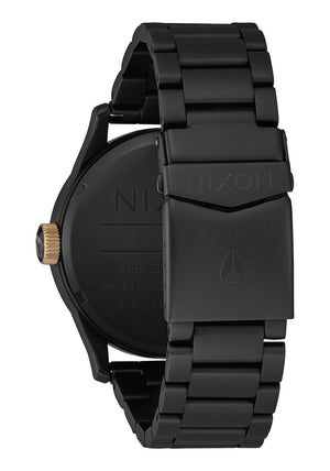 NIXON Sentry SS Matte Black/Gold Watch