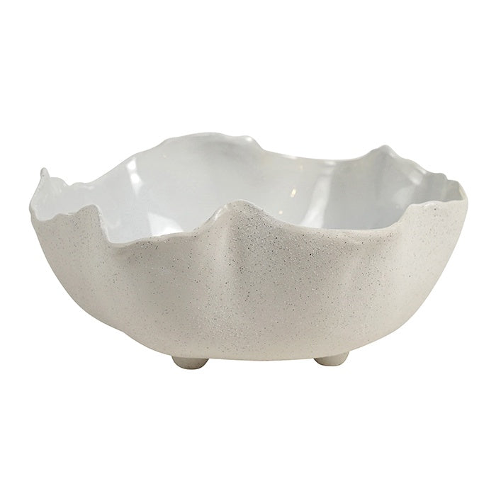 
            
                Load image into Gallery viewer, Vega Stone White Wave Bowl
            
        