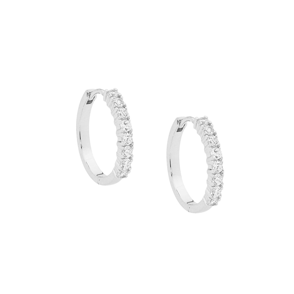 Ellani Hoop Earrings - Diamonds on Seddon Store