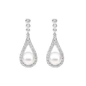 
            
                Load image into Gallery viewer, Ellani Dangle Earrings - Diamonds on Seddon Store
            
        