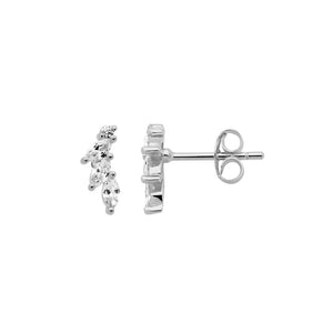 Ellani Silver Stud Earrings