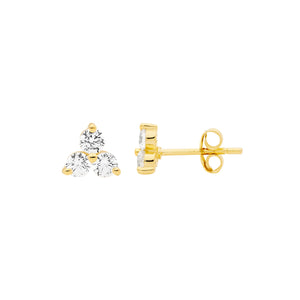 
            
                Load image into Gallery viewer, Ellani Gold Plated Studs
            
        