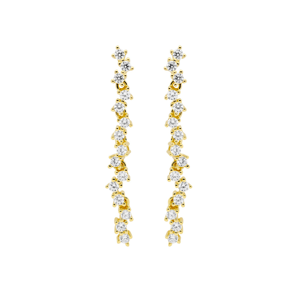 
            
                Load image into Gallery viewer, Ellani Staggered Drop Earrings
            
        