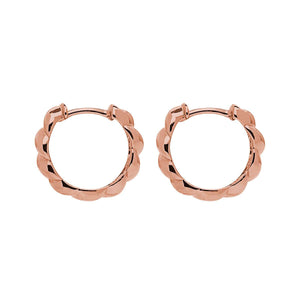 NAJO Zippy Twist Rose Gold Earrings