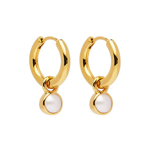 Najo Heavenly Pearl Gold Earring